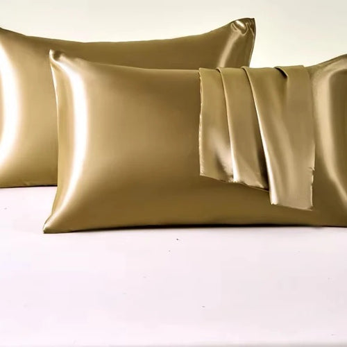 1 set (2 fundas) / Estándar 51 x 66 cm / Champán